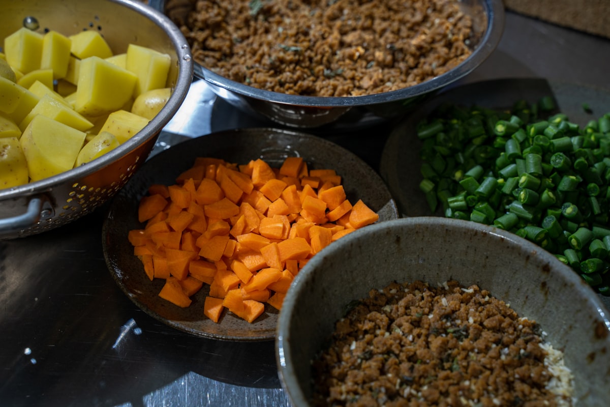Colorful vegetable medley